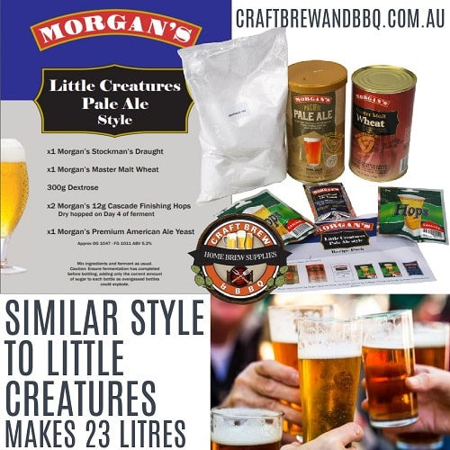 Little Creatures Pale Ale Style Recipe Kit Craft Brew & BBQ
